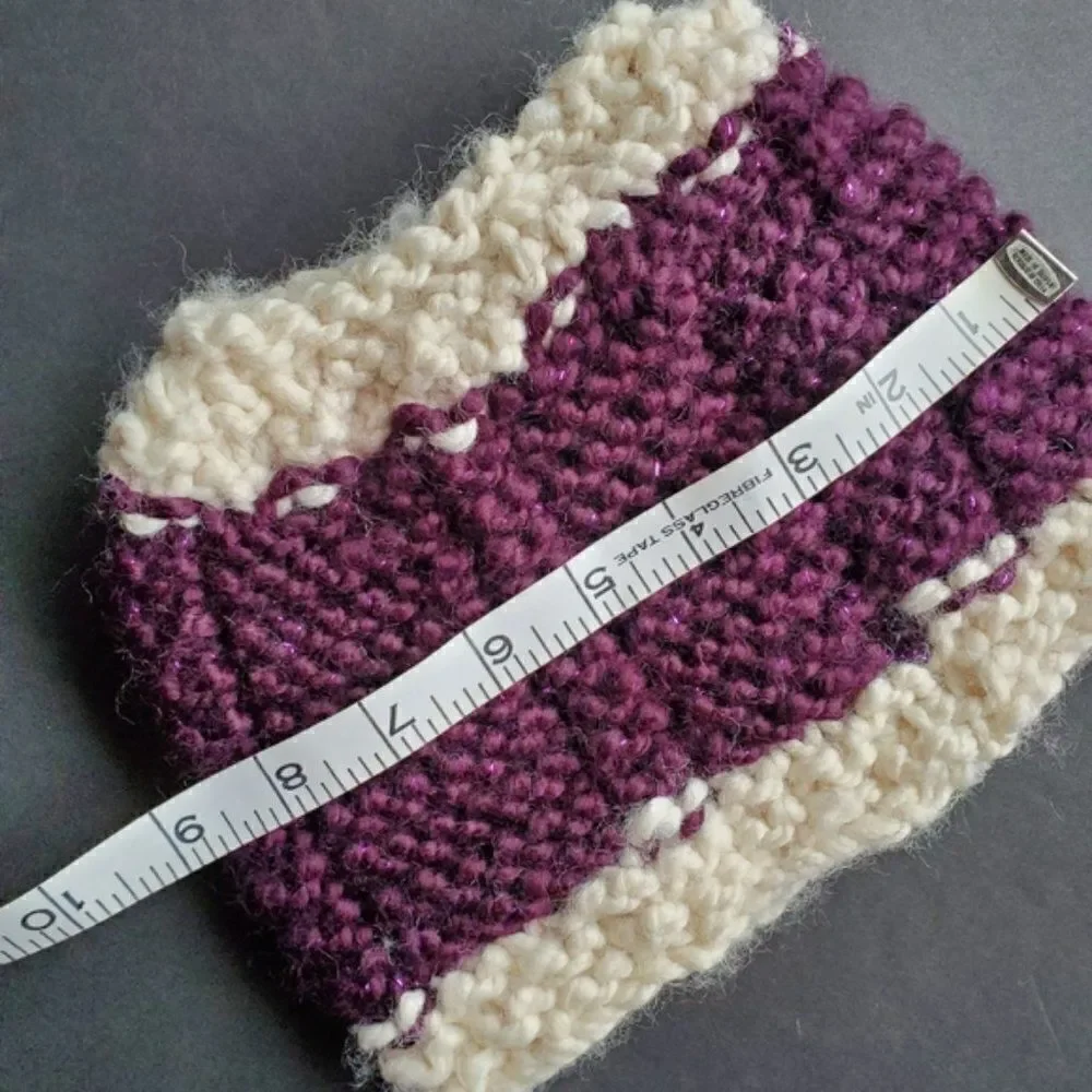 Hand made Messy Bun Knitted Hat